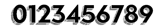 Town Dimensional Bold Lines Font OTHER CHARS