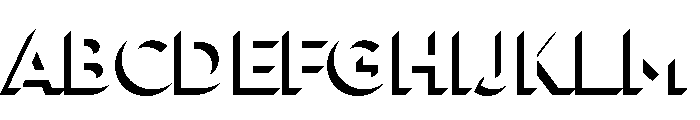 Town Dimensional Bold Shadow FONT
