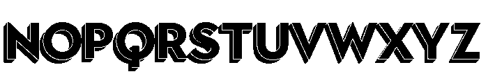 Town Dimensional Bold Font LOWERCASE