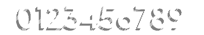 Town Dimensional Medium Lines Stripes Font OTHER CHARS