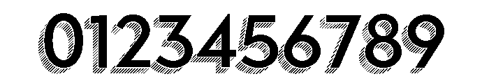 Town Dimensional Medium Lines Font OTHER CHARS