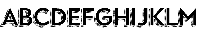 Town Dimensional Medium Lines FONT