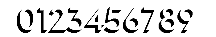 Town Dimensional Medium Shadow Font OTHER CHARS