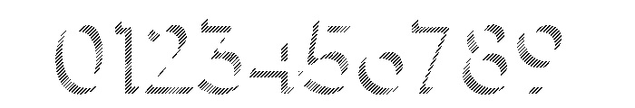 Town Dimensional Regular Lines Stripes Font OTHER CHARS
