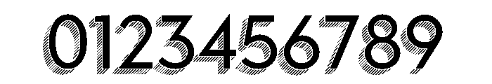 Town Dimensional Regular Lines Font OTHER CHARS