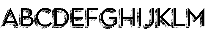 Town Dimensional Regular Lines FONT