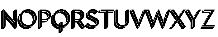 Town Dimensional Regular Font LOWERCASE