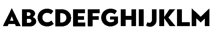 Town Display Black Font UPPERCASE