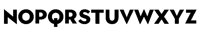 Town Display Black Font LOWERCASE