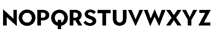 Town Display Bold Font LOWERCASE