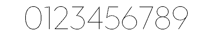 Town Display Extra Thin Font OTHER CHARS