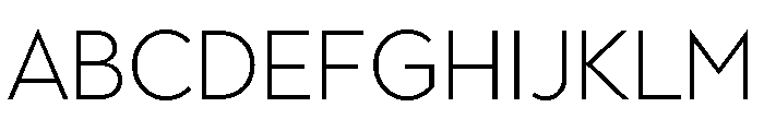 Town Display Light Font UPPERCASE