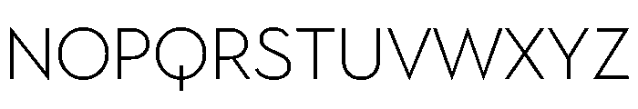 Town Display Light Font LOWERCASE