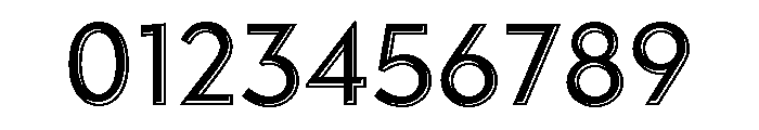 Town Emboss Medium Font OTHER CHARS