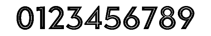 Town Inline Bold Font OTHER CHARS