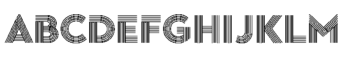 Town Lines Black FONT
