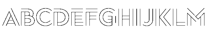 Town Lines Bold Outer FONT