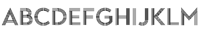 Town Lines Medium Font UPPERCASE