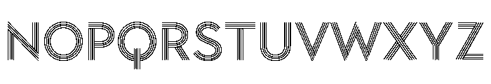 Town Lines Medium Font LOWERCASE