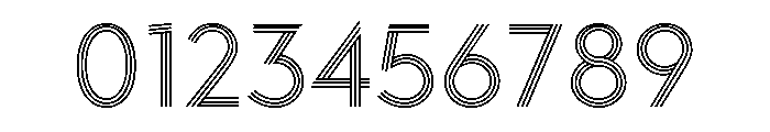Town Lines Regular Font OTHER CHARS