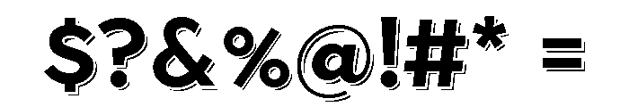 Town Shadow Bold Font OTHER CHARS