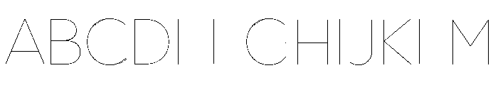 Town Shadow Hairline FONT