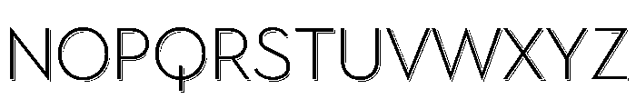 Town Shadow Light Font UPPERCASE
