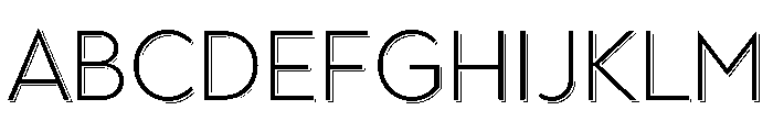 Town Shadow Light FONT