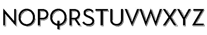 Town Shadow Regular Font UPPERCASE