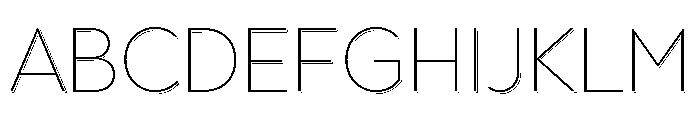 Town Shadow Thin FONT