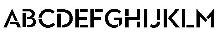 Town Stencil Medium FONT