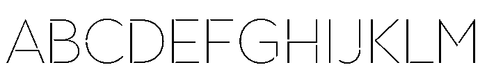 Town Stencil Thin FONT