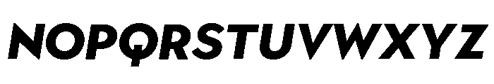 Town Text Black Italic Font UPPERCASE