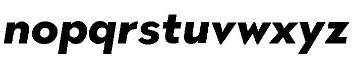 Town Text Black Italic Font LOWERCASE