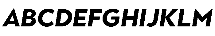 Town Text Bold Italic Font UPPERCASE