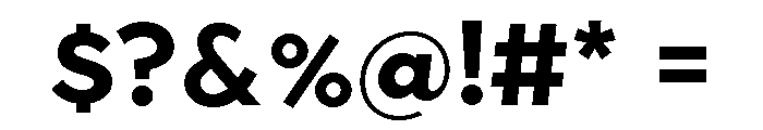 Town Text Bold Font OTHER CHARS