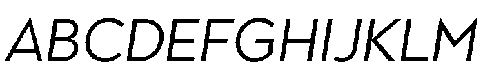 Town Text Book Italic Font UPPERCASE