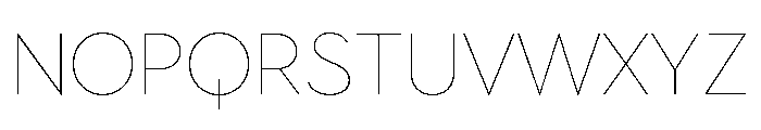 Town Text Extra Thin Font UPPERCASE