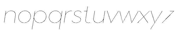 Town Text Hairline Italic Font LOWERCASE