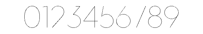 Town Text Hairline Font OTHER CHARS