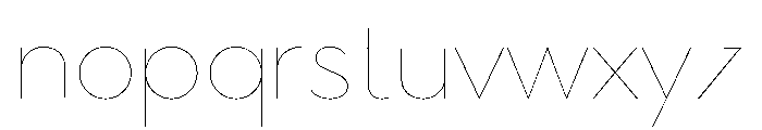 Town Text Hairline Font LOWERCASE