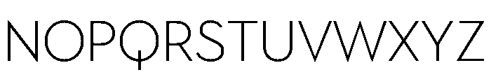 Town Text Light Font UPPERCASE