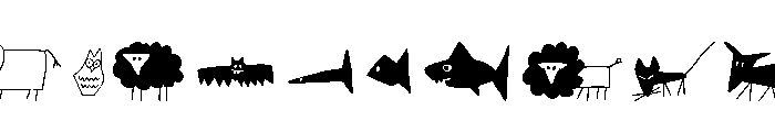 ToyBox Animals Font OTHER CHARS