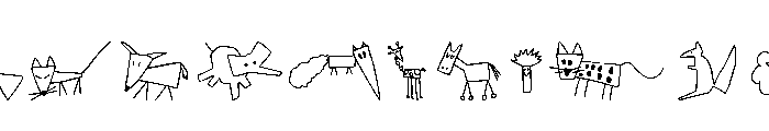 ToyBox Animals Font UPPERCASE