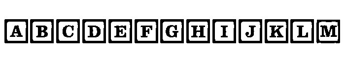 ToyBox Blocks Line FONT