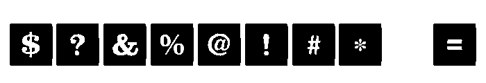 ToyBox Blocks Solid Bold Font OTHER CHARS