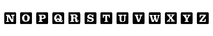 ToyBox Blocks Solid Font UPPERCASE