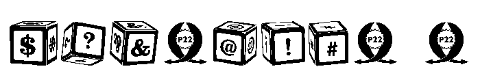 ToyBox Blocks Font OTHER CHARS