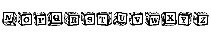 ToyBox Blocks Font LOWERCASE