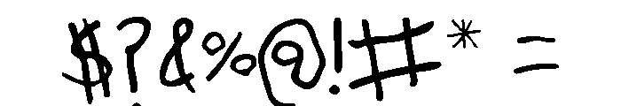 ToyBox Regular Font OTHER CHARS